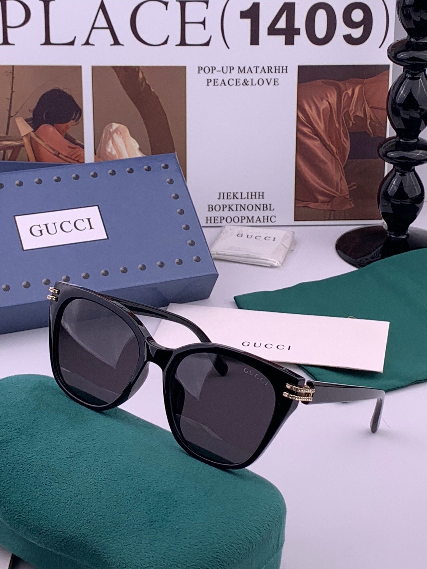 GUCCI 26S SQUARE FRAME IN ACETATE 426556