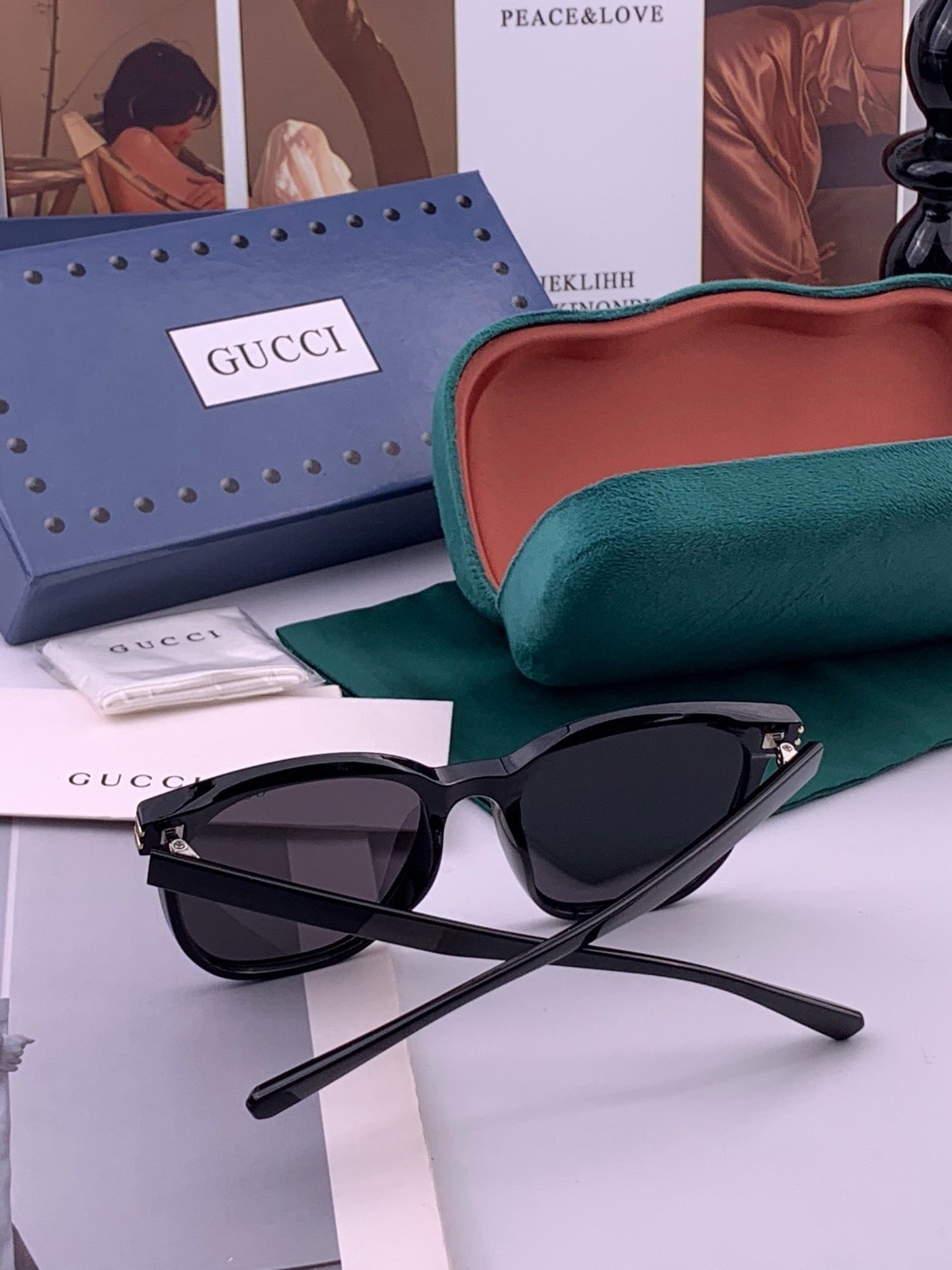 GUCCI 26S SQUARE FRAME IN ACETATE 426558