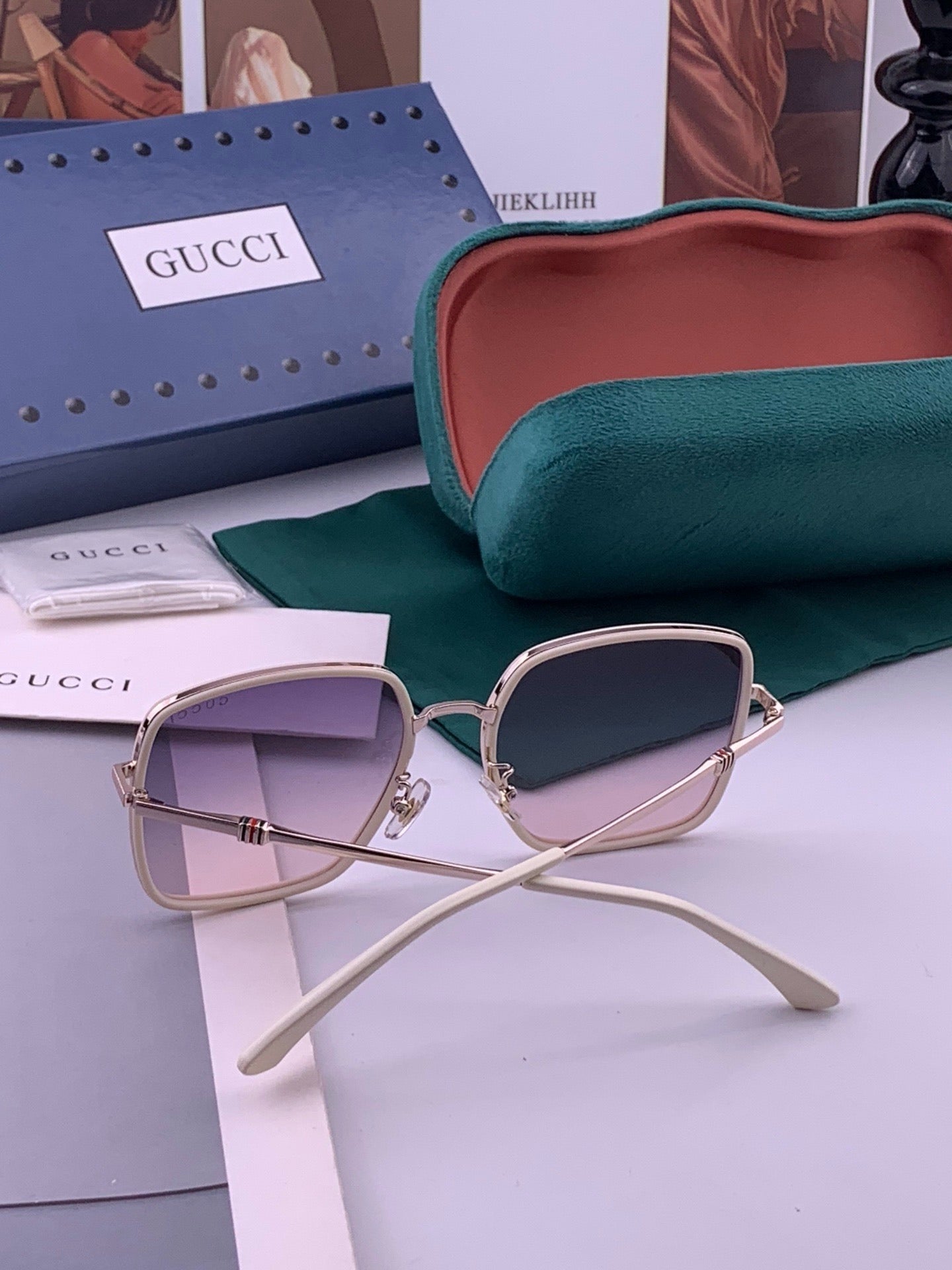 GUCCI 26S SQUARE FRAME IN ACETATE 426559