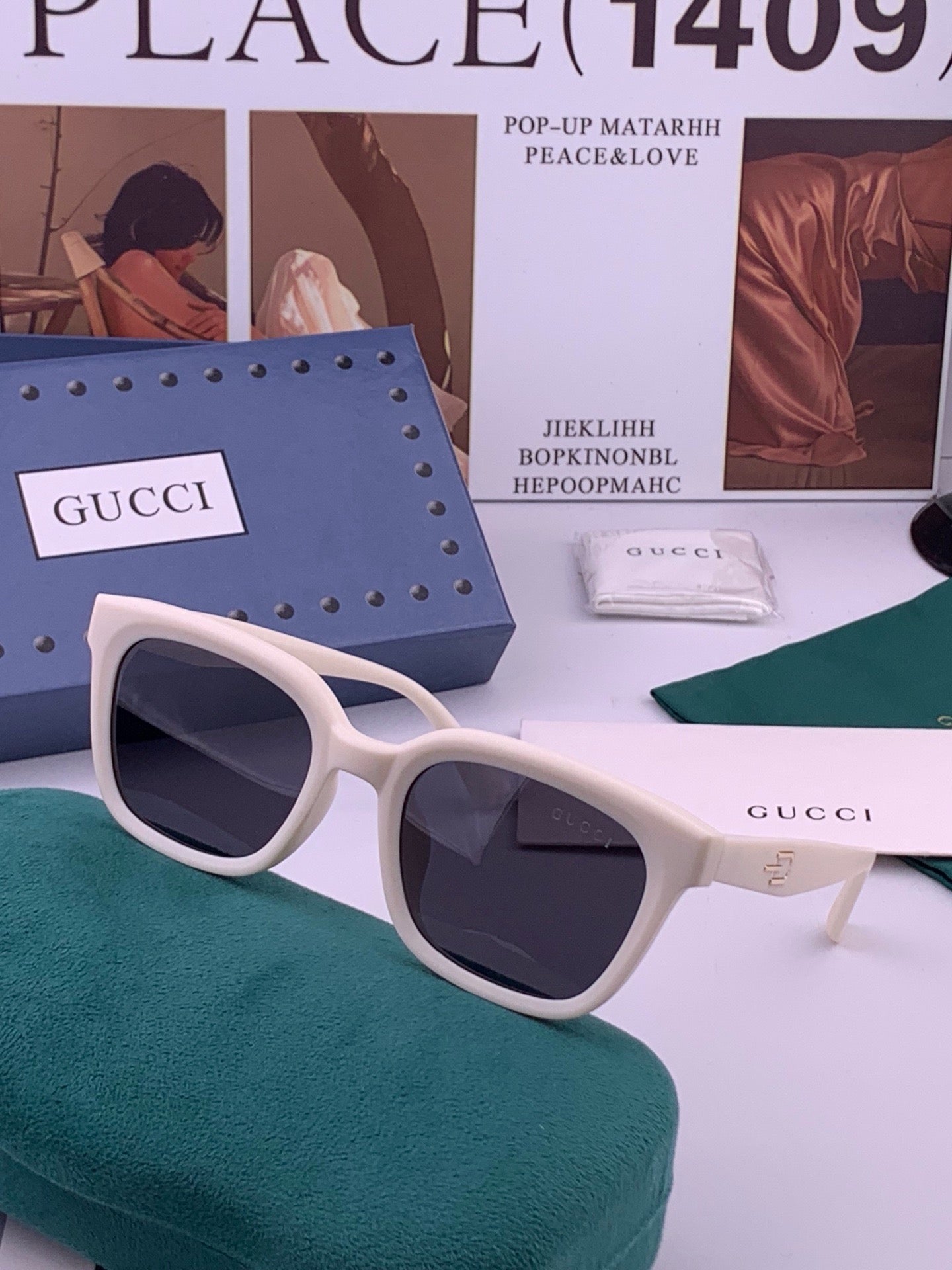 GUCCI 26S SQUARE FRAME IN ACETATE 426569