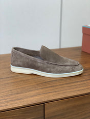 LP LOAFERS 25S IN SMOKY BROWN SUEDE