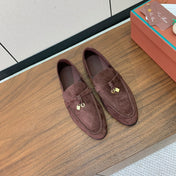 LP 26S SUMMER CHARMS WALK LOAFER IN DARK BROWN SUEDE GOLD HARDWARE