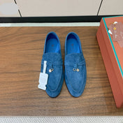 LP 26S SUMMER CHARMS WALK LOAFER IN DARK BLUE SUEDE SILVER HARDWARE