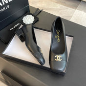 CC PUMP BLACK CALFSKIN