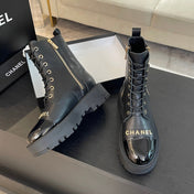 ANKLE BOOTS IN BLACK LAMBSKIN