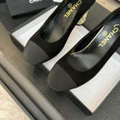 HIGH HEEL 85 MM SANDALS IN BLACK SUEDE AND FABRIC