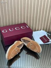 GUCCI 26S LOAFER IN BROWN SUEDE