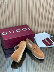 GUCCI 26S LOAFER IN BROWN SUEDE