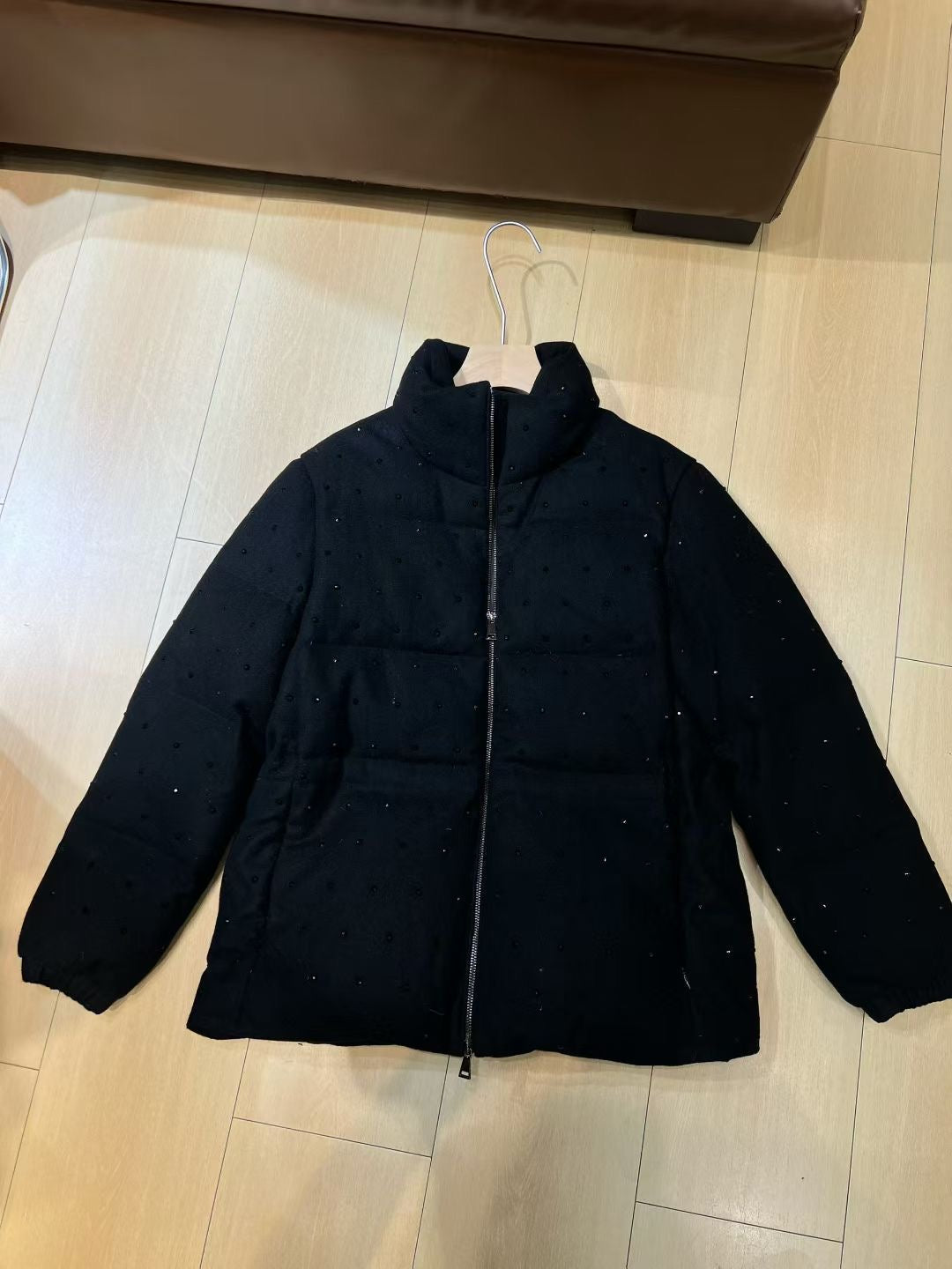 MONCLER 25S EMBELLISHED PUFFER JACKET 412