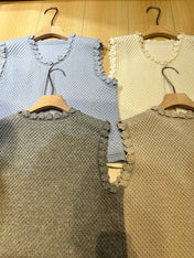 LP 26S LACE CASHMERE VEST 629