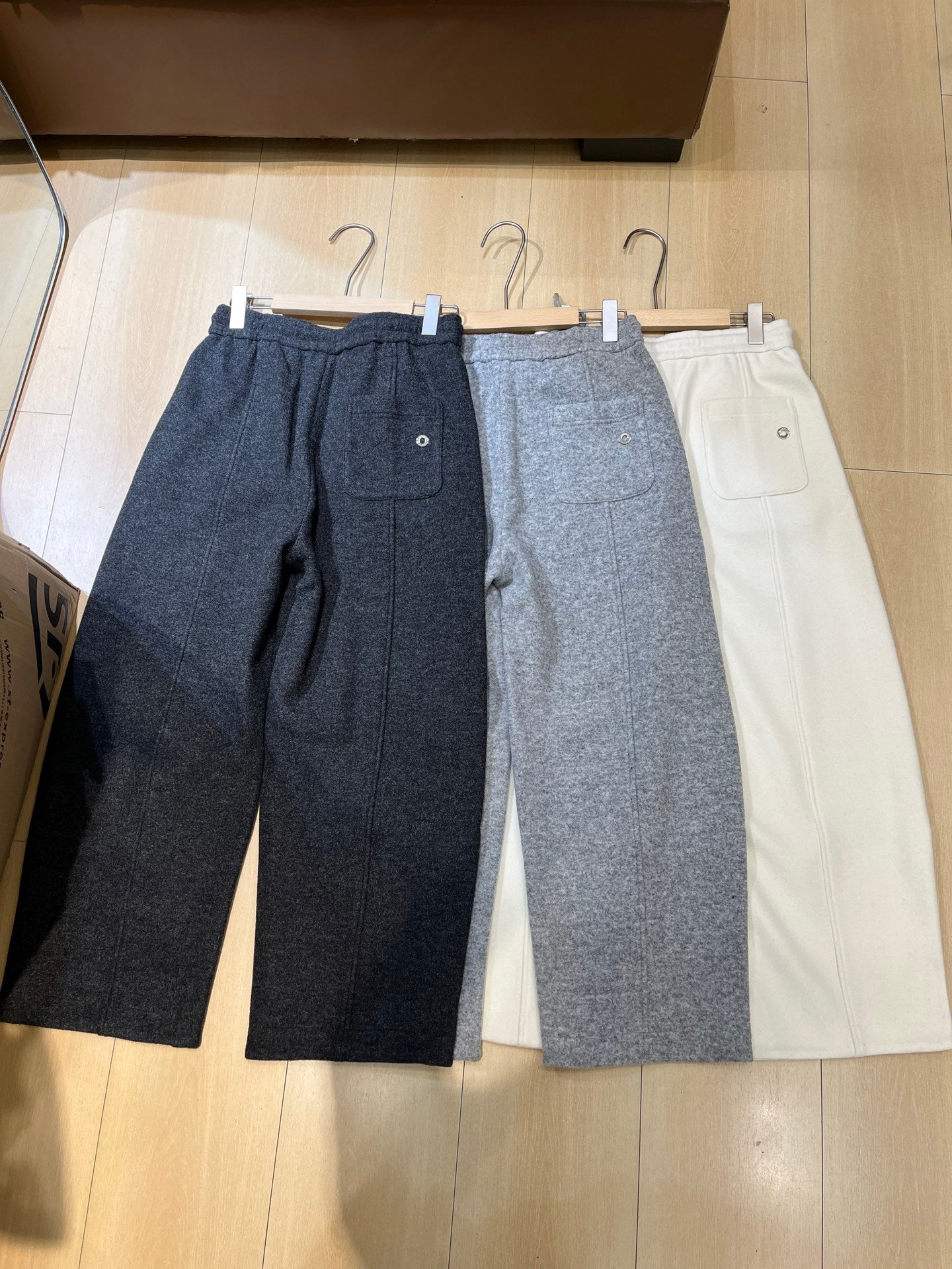 LP 26S LIGHT WOOL-BLEND WIDE-LEG PANTS 625