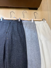 LP 26S LIGHT WOOL-BLEND WIDE-LEG PANTS 625