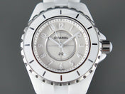 J12 Quartz White Ceramic White Numerals White Dial