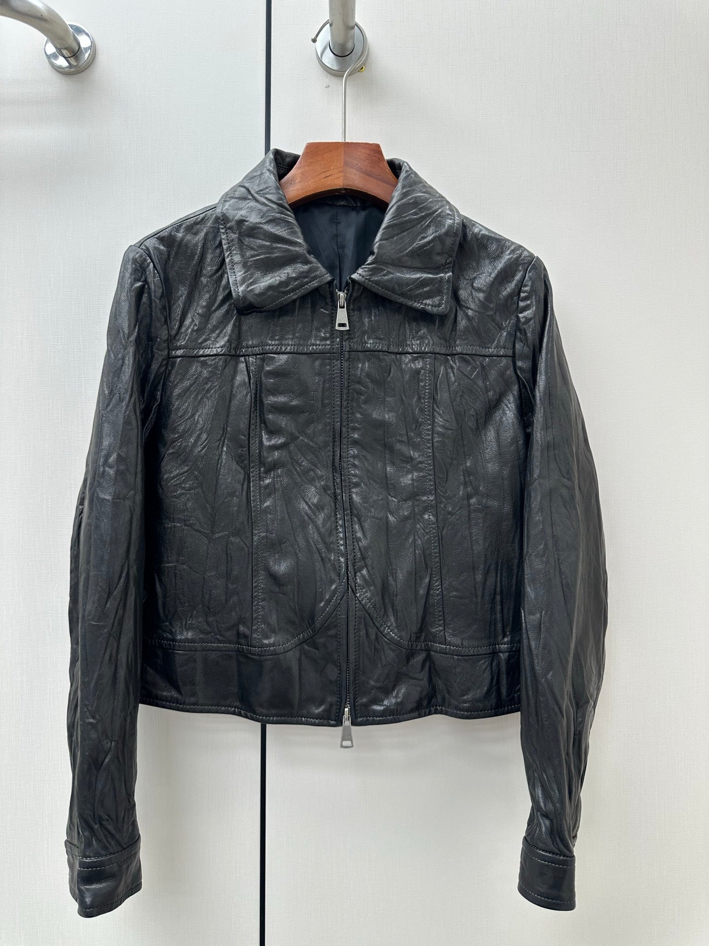 MIUMIU 26S LEATHER JACKET 1317