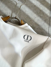 DIOR OBLIQUE CREWNECK SWEATSHIRTS IN WHITE AND BLACK