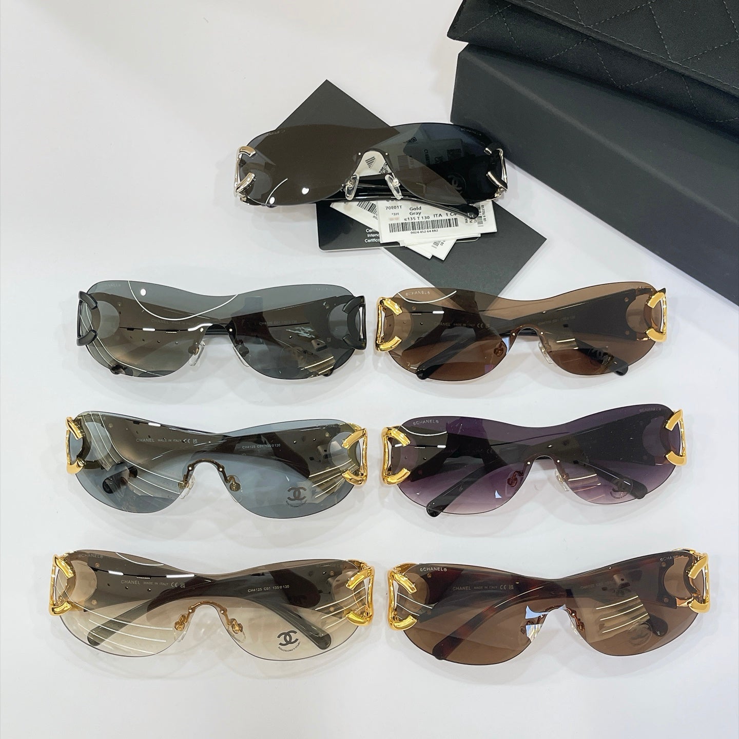 CHANEL 26S SHIELD FRAME IN ACETATE 413373