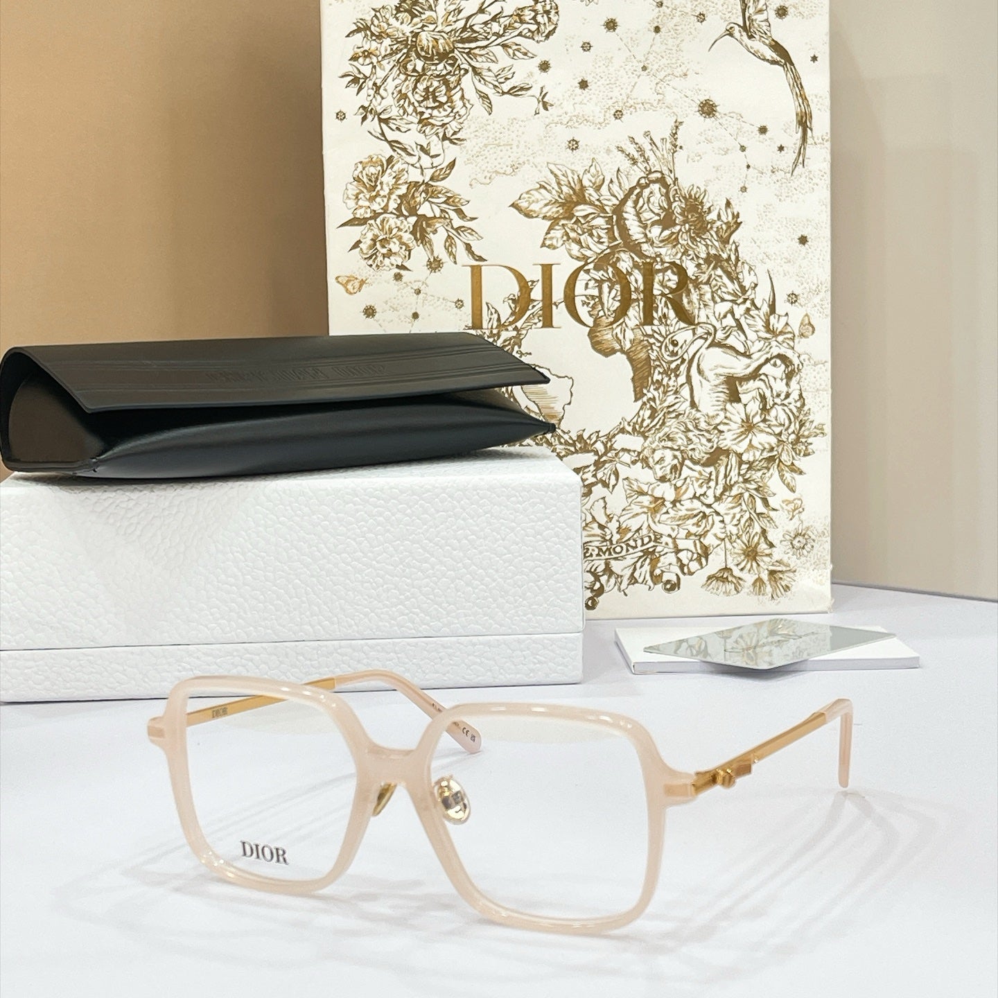 DIOR 26S OVERSIZED SQUARE FRAME IN ACETATE 417095