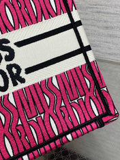 MISS TOTE 26 IN MAGENTA PURPLE CANVAS