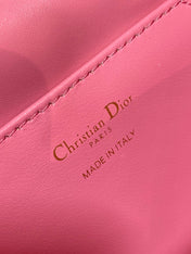 SMALL 20 CARO BACKPACK IN PUNCH PINK MACROCANNAGE LAMBSKIN