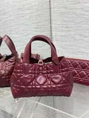 ALWAYS MINI 23 BAG IN BURGUNDY RED MACROCANNAGE CALFSKIN