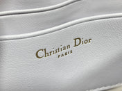 DIOR 25S DIOR TALK PHONE POUCH 21 IN PALE LILAC CALFSKIN GOLD HARDWRE