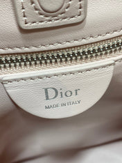 DIOR 26S TRIANON BAG 20 IN LIGHT PINK LAMBSKIN