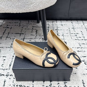 CHANEL 26S HIGH HEELS IN BEIGE LAMBSKIN WITH BOW