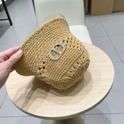 DIOR 26S DIOR STRAW BUCKET HAT STYLE 79