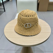 DIOR 26S DIOR STRAW BUCKET HAT STYLE 79