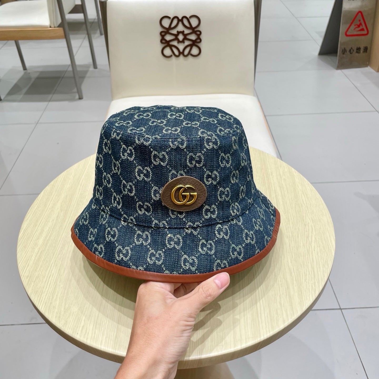 GUCCI 26S DENIM BUCKET HAT STYLE 109