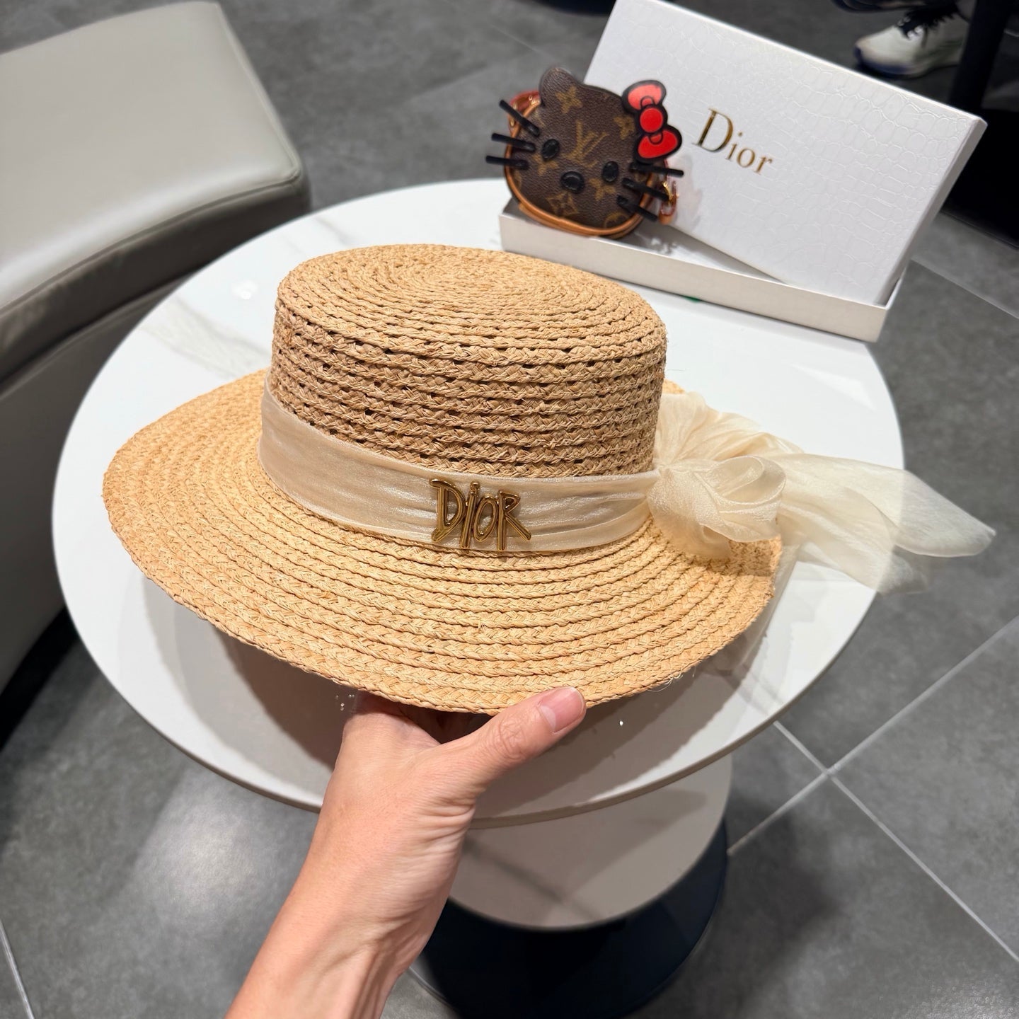 DIOR 26S LAFITE STRAW HAT STYLE 48