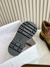 LW SIERRA COMBAT BOOT BROWN AND BLACK SUEDE