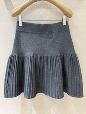 MIUMIU KNIT PLEATED SKIRT STYLE 803