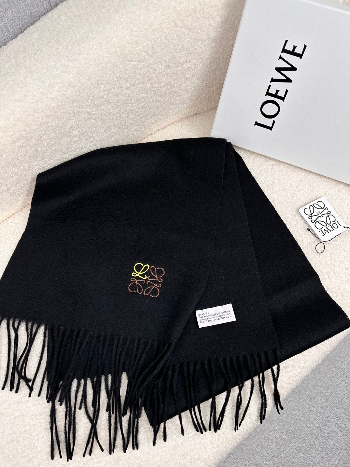 LOEWE 26S SCARF 180 IN CASHMERE 126265