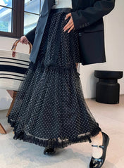 DIOR 25S LONG TULLE SKIRT STYLE 027