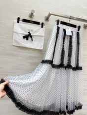 DIOR 25S LONG TULLE SKIRT STYLE 028