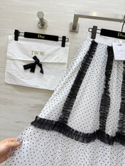 DIOR 25S LONG TULLE SKIRT STYLE 028