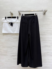 CHANEL 25S WIDE-LEG STRAIGHT PANTS 637