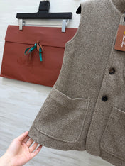 LORO PIANA 26S KNIT VEST JACKET 660