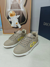 DIOR 26S LOW-TOP SNEAKER IN LIGHT BROWN CALFSKIN