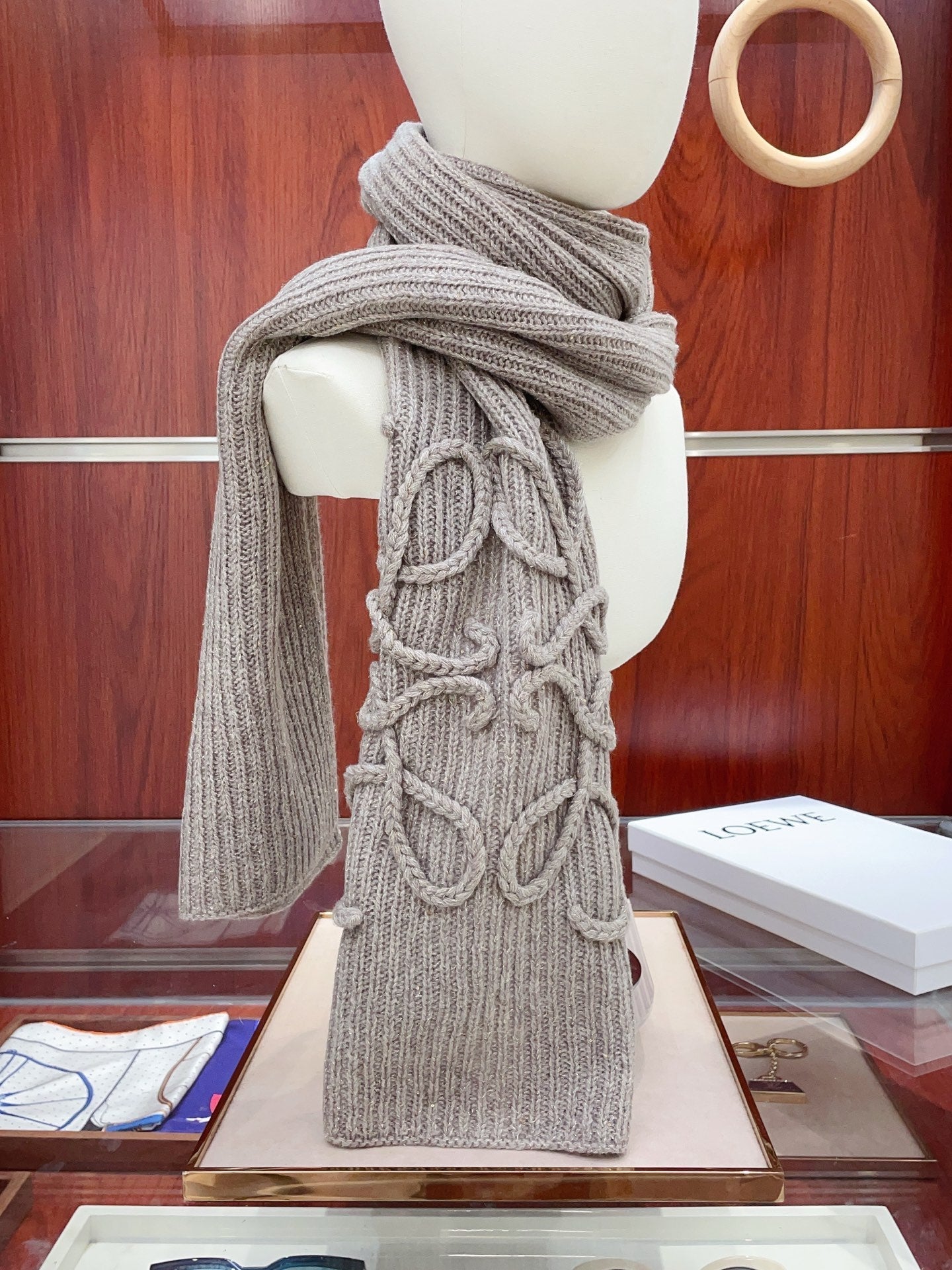 LOEWE 26S SCARF 180 IN CASHMERE 130332