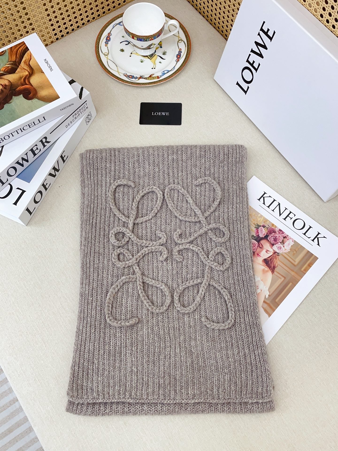 LOEWE 26S SCARF 180 IN CASHMERE 130332