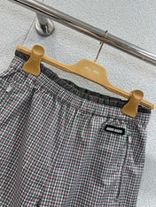 MIUMIU PLAID SHORTS 268898