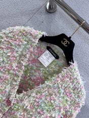 CHANEL 25S KNITTED WOOL COAT 232215