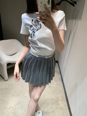HERMES 25S SHORT-SLEEVE CREW NECK T-SHIRT 345