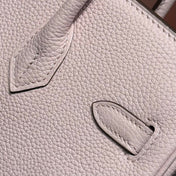 HERMES 25S MEDIUM BIRKIN 25 IN PINK BABY CALFSKIN SILVER HARDWARE