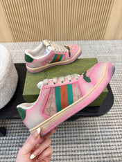 GUCCI 26S SNEAKERS IN PINK GRADIENT CANVAS