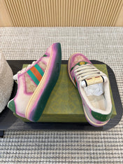 GUCCI 26S SNEAKERS IN PURPLE GRADIENT CANVAS