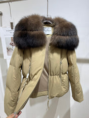 MAXMARA 26S FUR-TRIMMED PUFFER JACKET 297