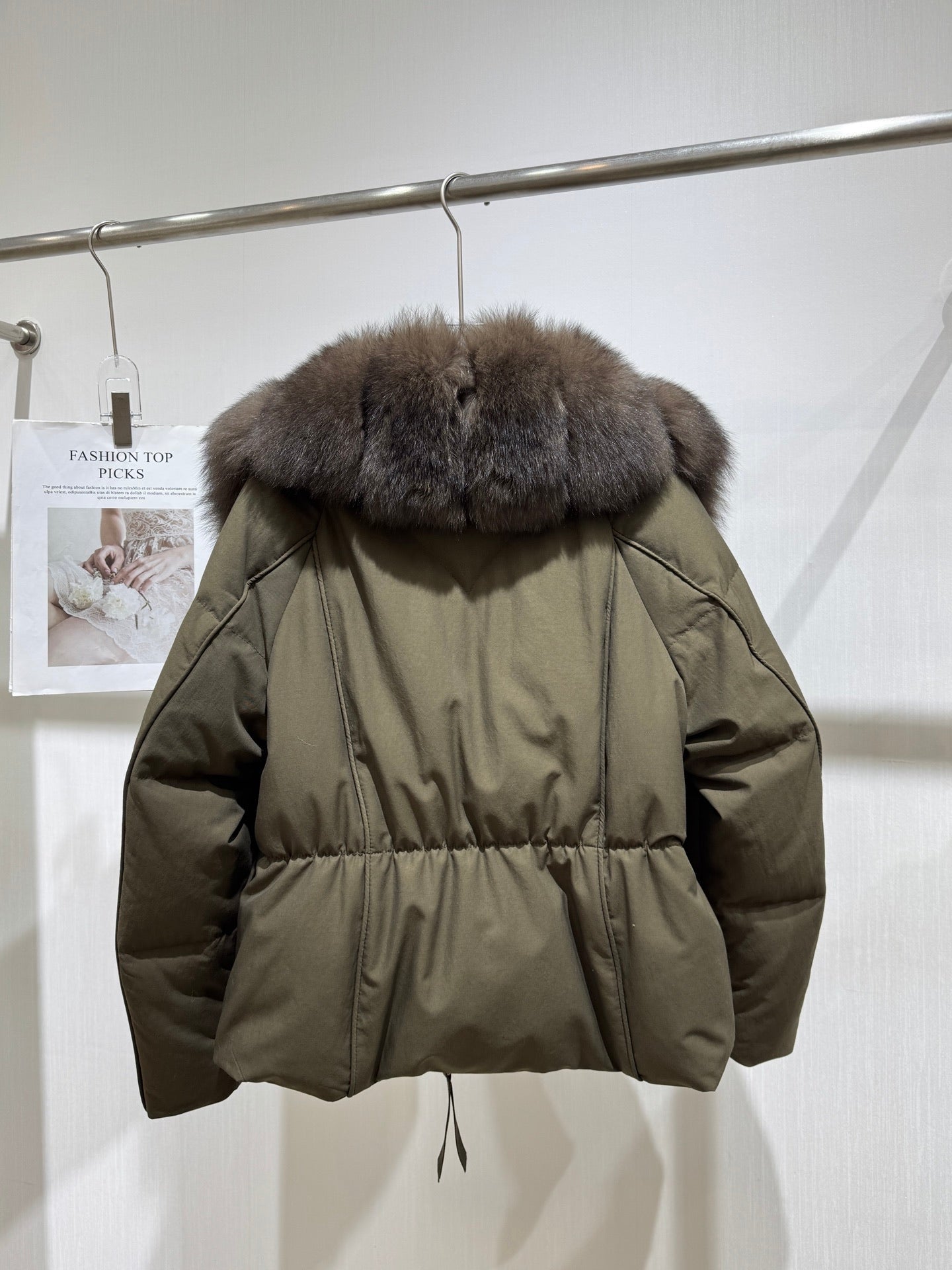 MAXMARA 26S FUR-TRIMMED PUFFER JACKET 298